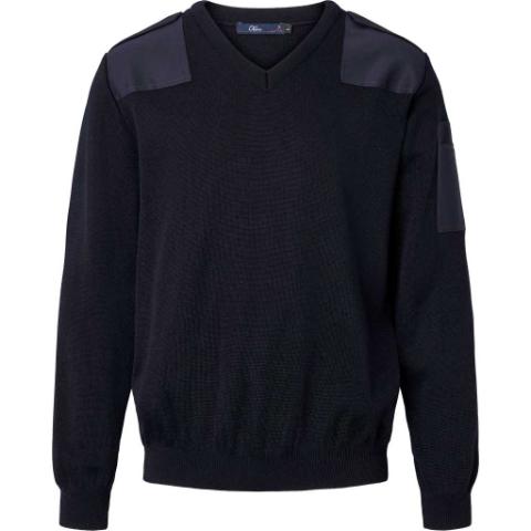 Navy Nato V-Neck Pullover