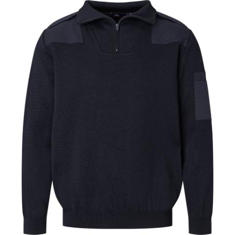 Navy Nato Turtle-neck Sweater