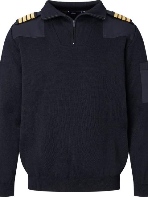 Navy Nato Turtle-neck Sweater