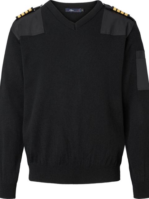 Black Nato V-Neck Pullover