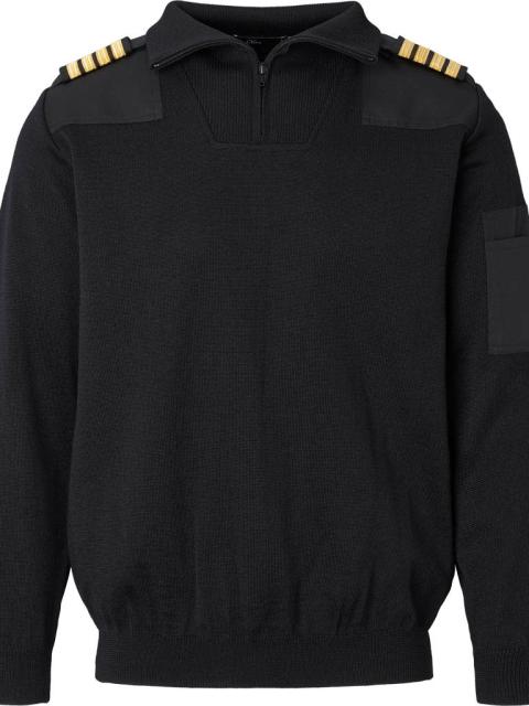 Black Nato Turtle-neck Sweater