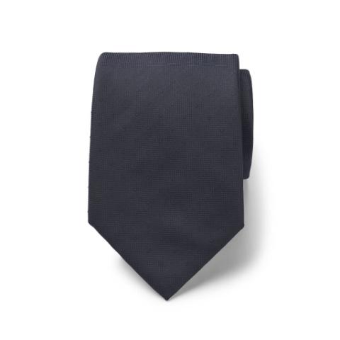 Navy Seattle Zipper Tie