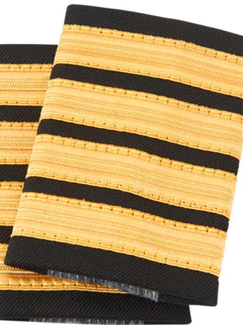 Black Pilot Epaulettes