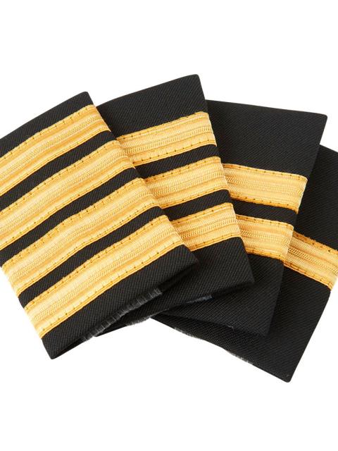 Black Pilot Epaulettes