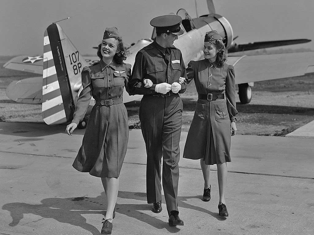 Old cabin crew dresses