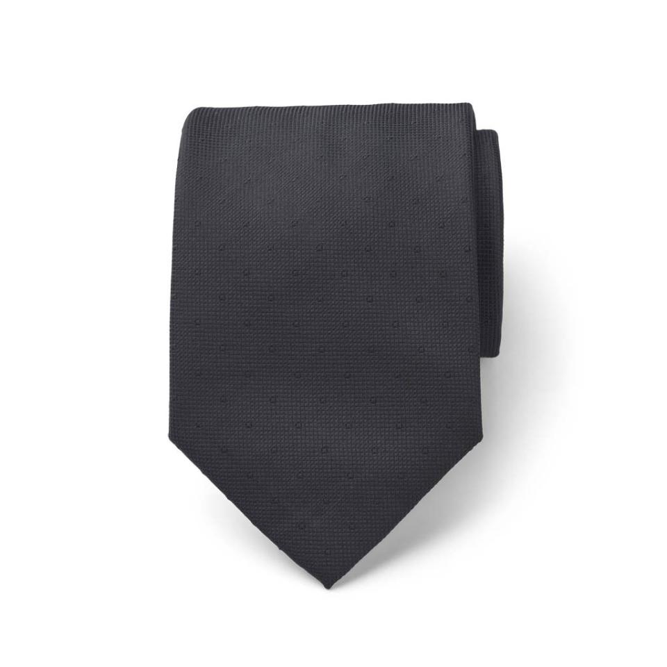 Black Seattle zipper tie