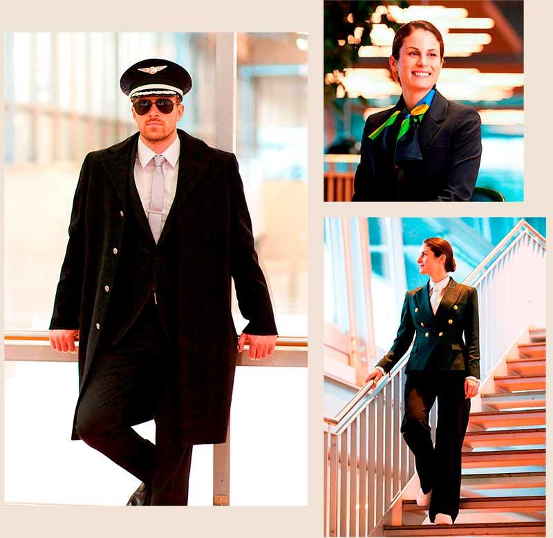 Olino customized airline uniforms